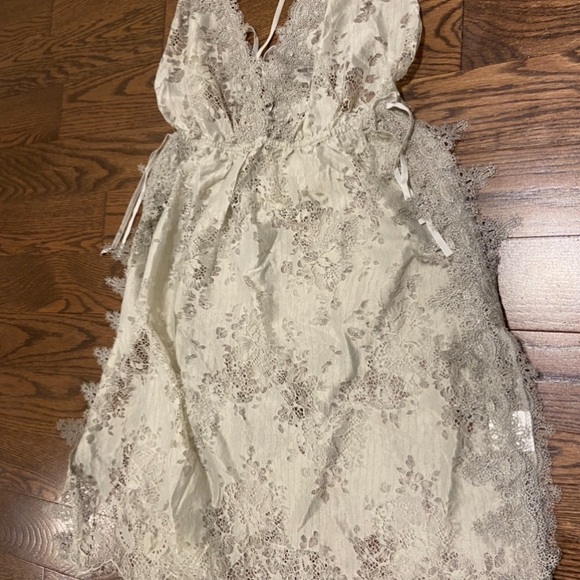 Free People Other - Lace Ruffle Nightwear With Sexy Lingerie🌸 New without tag